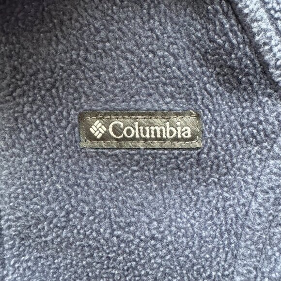 Columbia 2T Boy Toddler Fleece Jacket Blue Zip-Up Pockets - Picture 3 of 7